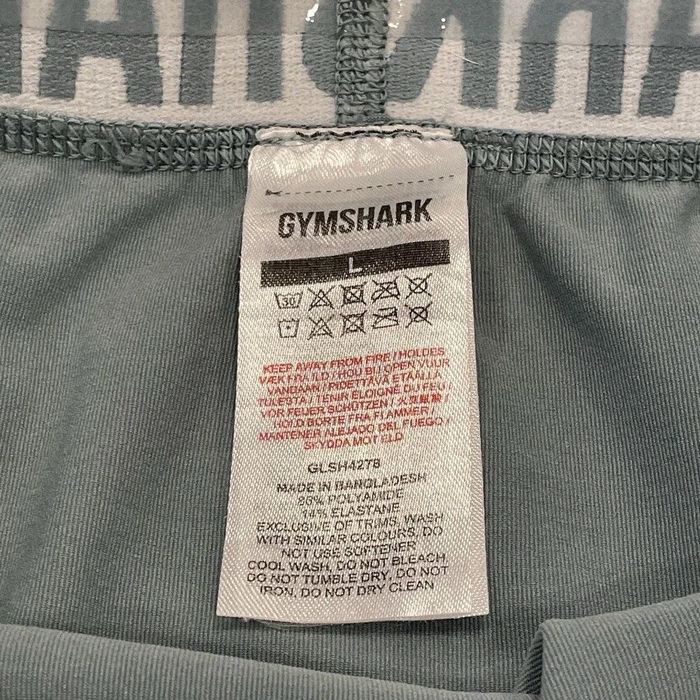 Gymshark Fit Seamless Athletic‎ Workout Shorts in Green Womens Size Large